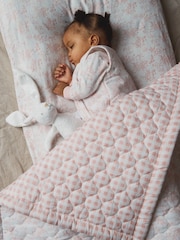 The Little Tailor Pink 100% Cotton Quilt - Image 10 of 13