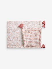 The Little Tailor Pink 100% Cotton Quilt - Image 2 of 13