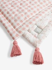 The Little Tailor Pink 100% Cotton Quilt - Image 4 of 13