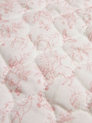 The Little Tailor Pink 100% Cotton Quilt - Image 5 of 13