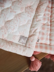 The Little Tailor Pink 100% Cotton Quilt - Image 9 of 13