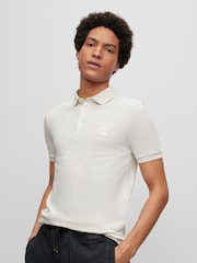 BOSS Cream Passenger Polo Shirt - Image 1 of 5