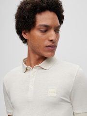 BOSS Cream Passenger Polo Shirt - Image 4 of 5