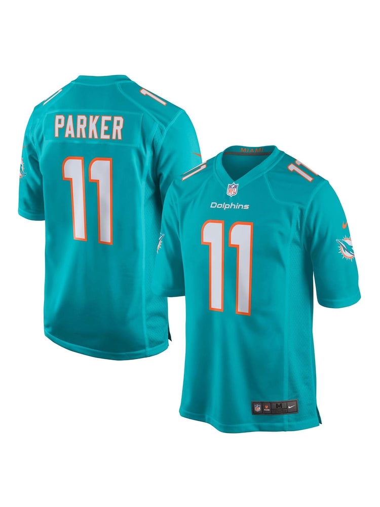 Nike Green Miami Dolphins Home Game Jersey - DeVante Parker - Image 1 of 3 Nike Green Miami Dolphins Home Game Jersey - DeVante Parker - Image 1 of 3