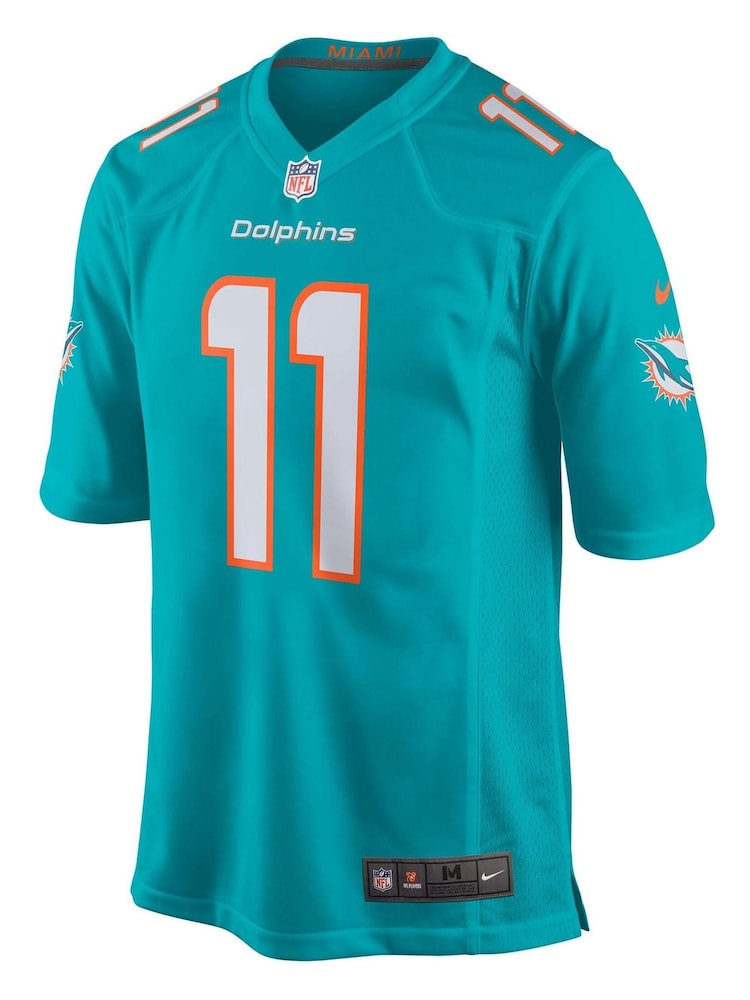 Nike Green Miami Dolphins Home Game Jersey - DeVante Parker - Image 2 of 3 Nike Green Miami Dolphins Home Game Jersey - DeVante Parker - Image 2 of 3