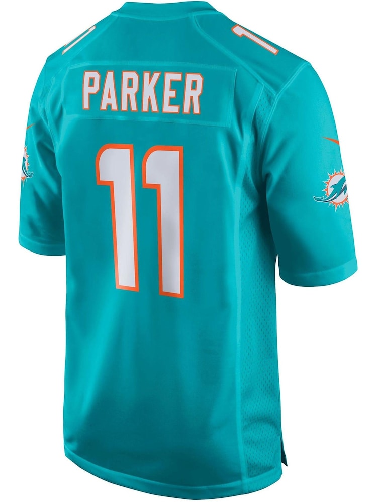 Nike Green Miami Dolphins Home Game Jersey - DeVante Parker - Image 3 of 3 Nike Green Miami Dolphins Home Game Jersey - DeVante Parker - Image 3 of 3