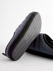 Grey Borg Lined Padded Mules - Image 4 of 6