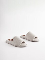 Neutral Padded Textured Sliders - Image 2 of 6