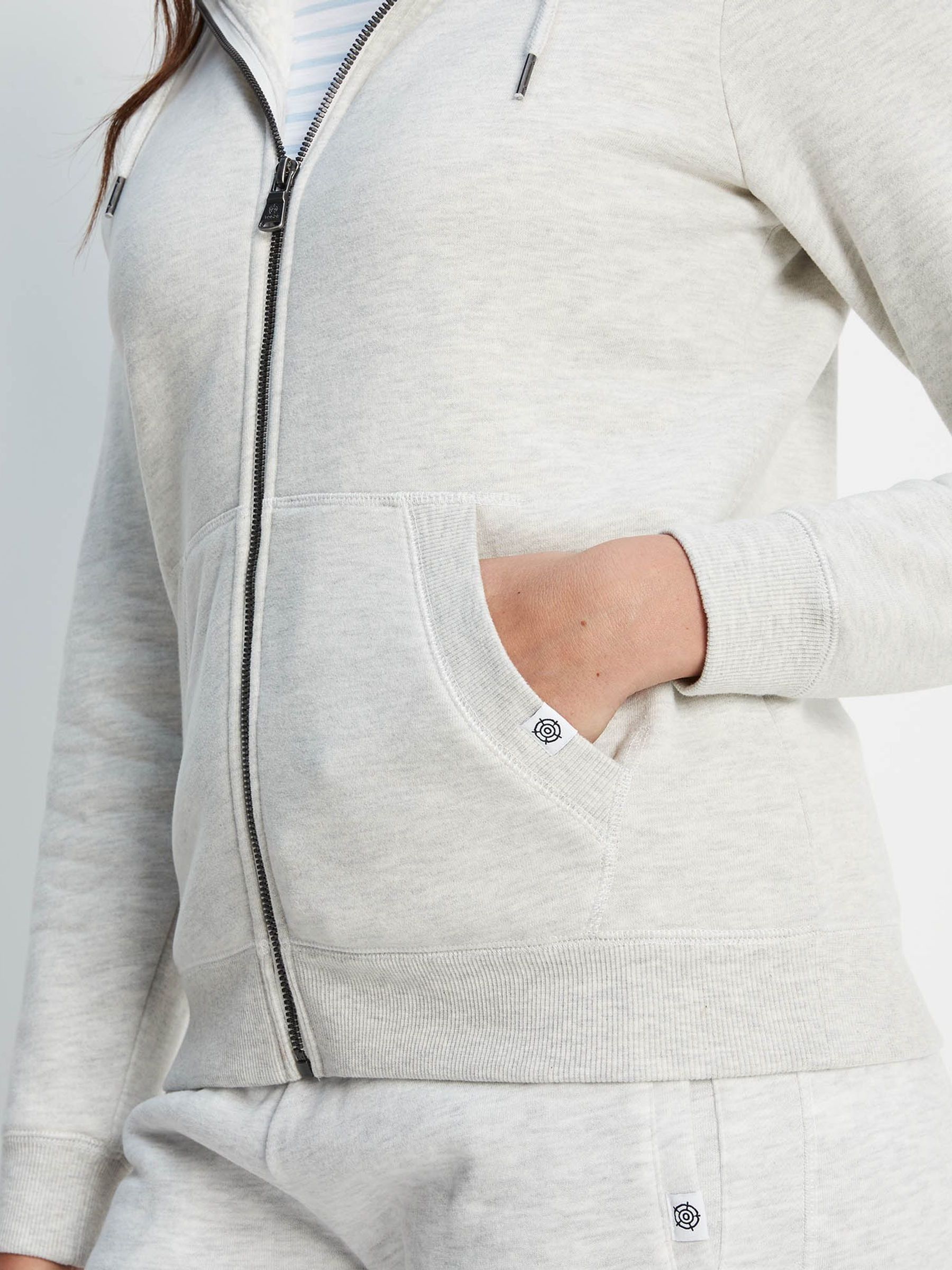 Buy Tog 24 White Finch Sherpa Lined Hoodie from Next Oman