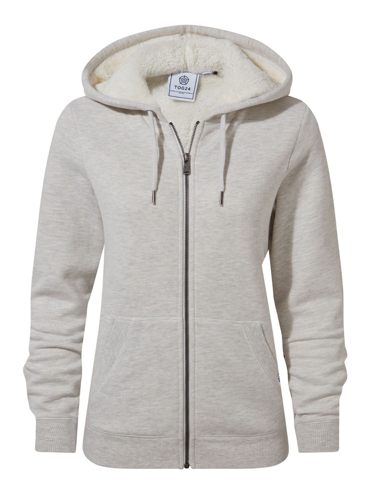 Tog 24 White Finch Sherpa Lined Hoodie - Image 8 of 8
