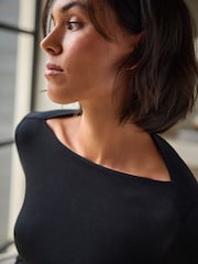 Black ThermoGen Lightweight Long Sleeved Top - Image 5 of 8