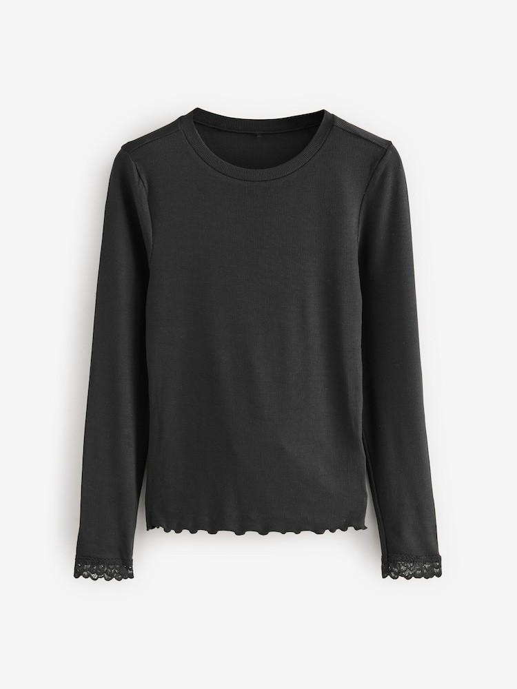 Schwarz - ThermoGen – leichtes langärmeliges Shirt - Image 6 of 8