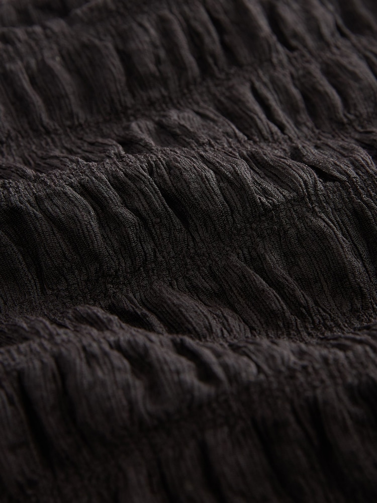 Black Textured Top (3-16yrs) - Image 5 of 5