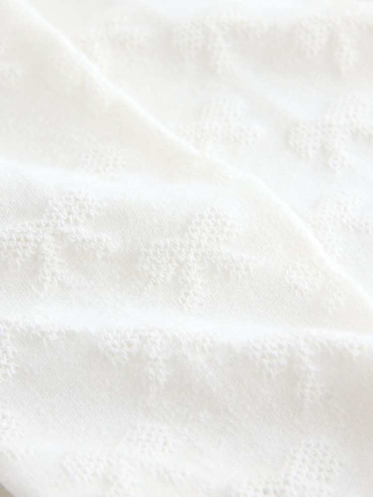 Crema - Medias de lazo con textura rica en algodón - Imagen 3 de 3 Crema - Medias de lazo con textura rica en algodón - Imagen 3 de 3