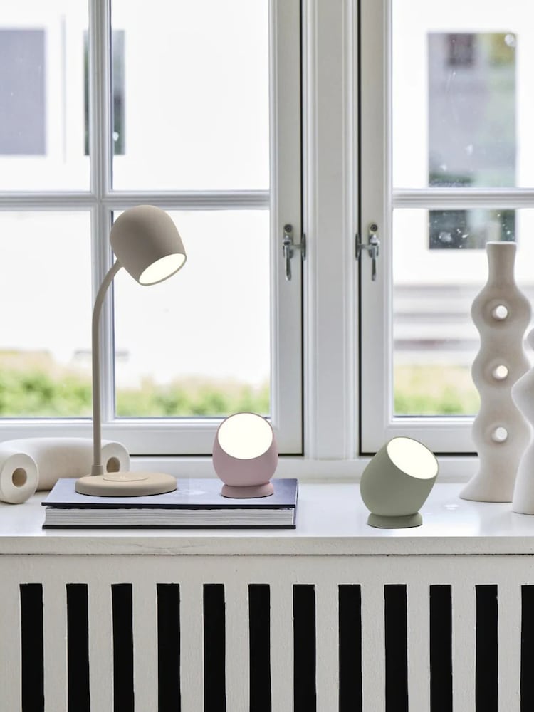 Kreafunk Ivory Sand Ellie Lamp Wireless Charger & Bluetooth Speaker - Image 2 of 4 Kreafunk Ivory Sand Ellie Lamp Wireless Charger & Bluetooth Speaker - Image 2 of 4