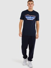 Ellesse Navy Multizio 100% Cotton T-Shirt - Image 3 of 4
