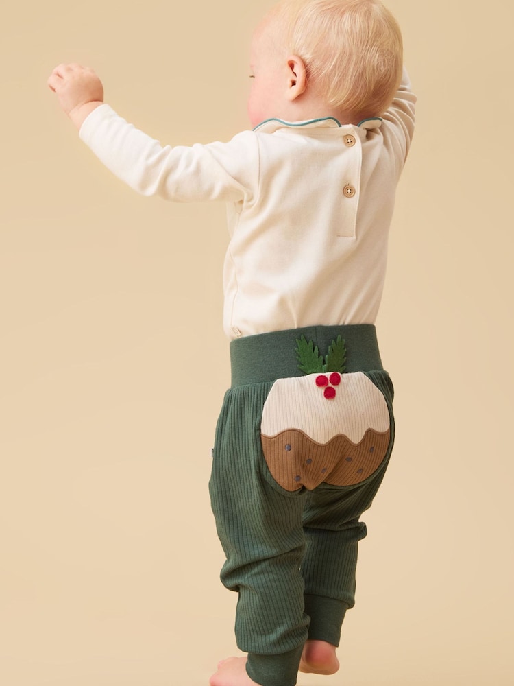 MORI Green Applique Joggers - Image 1 of 1 MORI Green Applique Joggers - Image 1 of 1