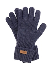 Barbour® Blue Pendle Knitted Gloves - Image 1 of 1