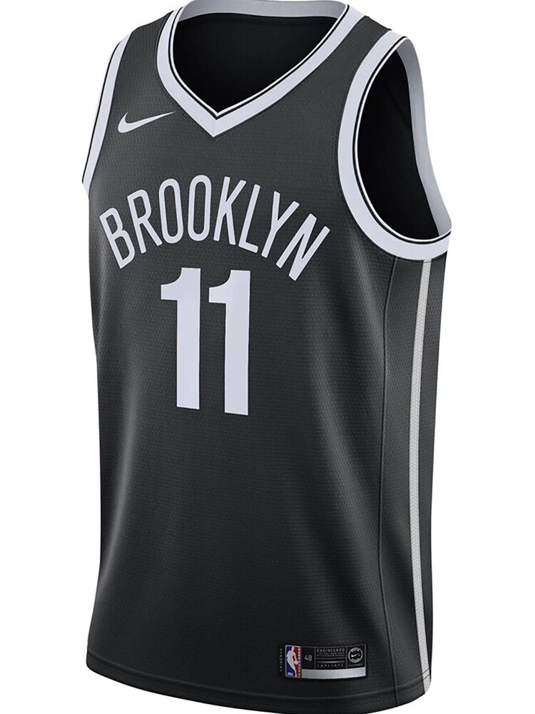 Nike Black Brooklyn Nets Icon Edition Swingman Jersey - Kyrie Irving Youth - Image 2 of 3