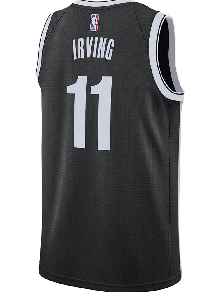 Nike Black Brooklyn Nets Icon Edition Swingman Jersey - Kyrie Irving Youth - Image 3 of 3