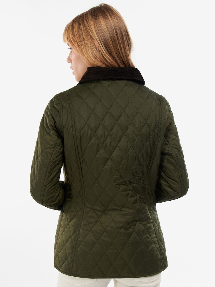 Barbour® Khaki Green Annandale Quilted Jacket - Image 2 of 6