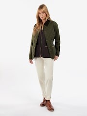Barbour® Khaki Green Annandale Quilted Jacket - Image 3 of 6