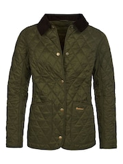 Barbour® Khaki Green Annandale Quilted Jacket - Image 6 of 6