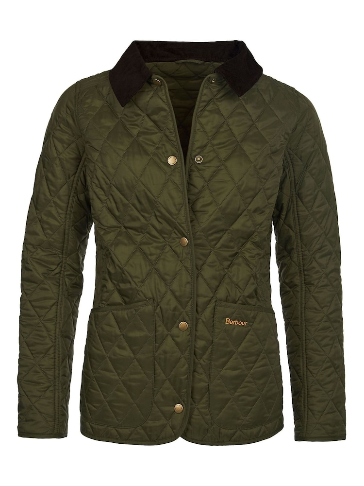 Barbour® Khaki Green Annandale Quilted Jacket - Image 6 of 6