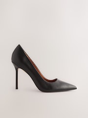 Preto - Sapatos de couro bico fino - Imagem 14 de 15