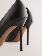 Preto - Sapatos de couro bico fino - Imagem 15 de 15