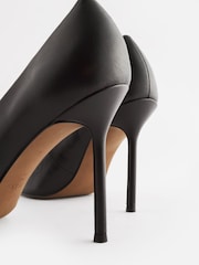 Черный - Кожаные туфли-лодочки с присборенной вставкой Forever Comfort - Изображение 5 из 8