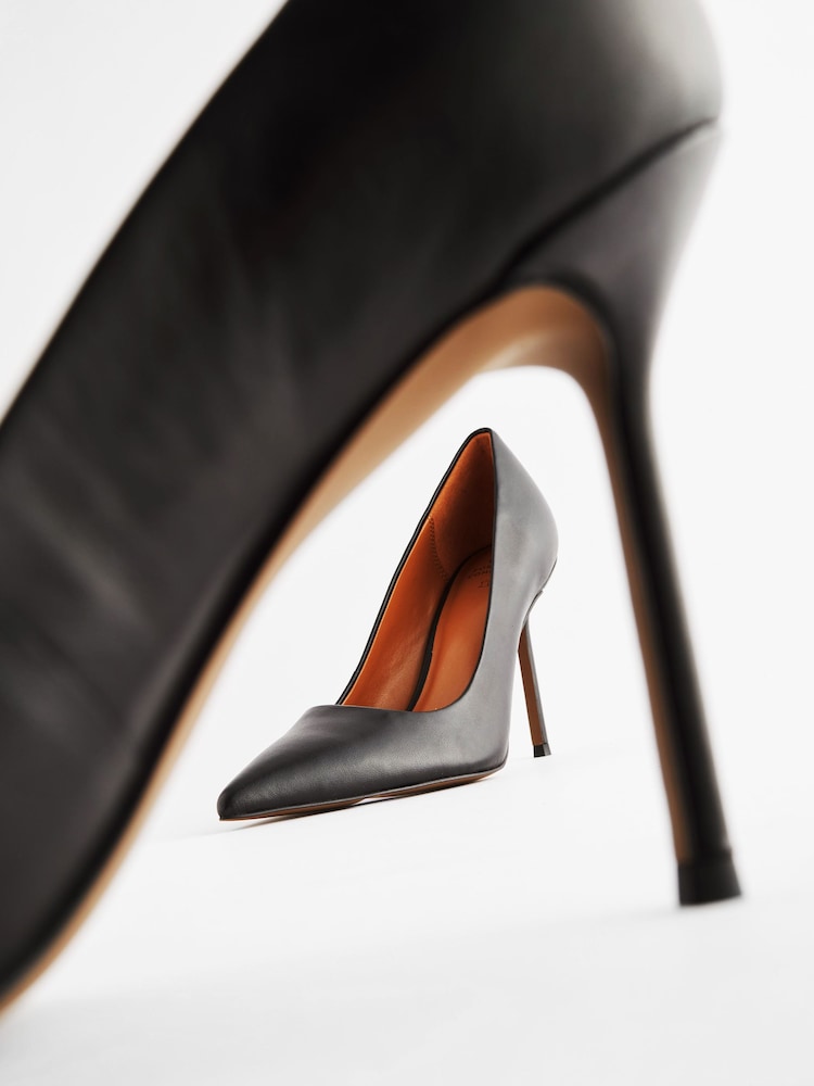 Schwarz - Forever Comfort Spitze Pumps aus Leder - Bild 8 von 8 Schwarz - Forever Comfort Spitze Pumps aus Leder - Bild 8 von 8