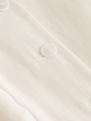 Ecru White Square Neck Waistcoat - Image 6 of 6