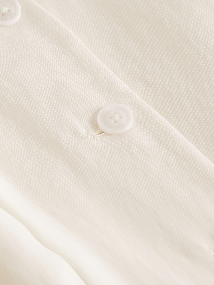 Ecru White Square Neck Waistcoat - Image 6 of 6
