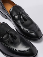 Czarny - MOSS Highgate Tassel Loafers - Image 3 of 4