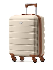 Flight Knight 55x40x20cm Ryanair Priority 4 Wheel ABS Hard Case Cabin Carry On Hand Luggage - Image 1 of 7
