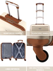 Flight Knight 55x40x20cm Ryanair Priority 4 Wheel ABS Hard Case Cabin Carry On Hand Luggage - Image 7 of 7