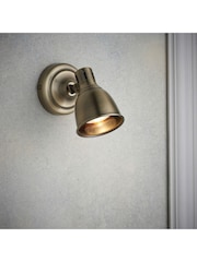 Gallery Home Antique Brass Orilla Wall Light - Image 1 of 6