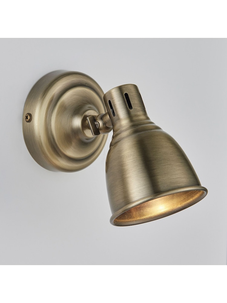 Gallery Home Antique Brass Orilla Wall Light - Image 2 of 6