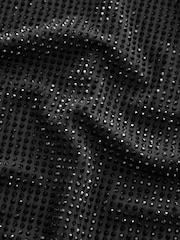 self. Black Diamante Bodysuit - Image 7 of 7