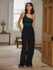 Green Sparkle One Shoulder Body - Image 2 of 8