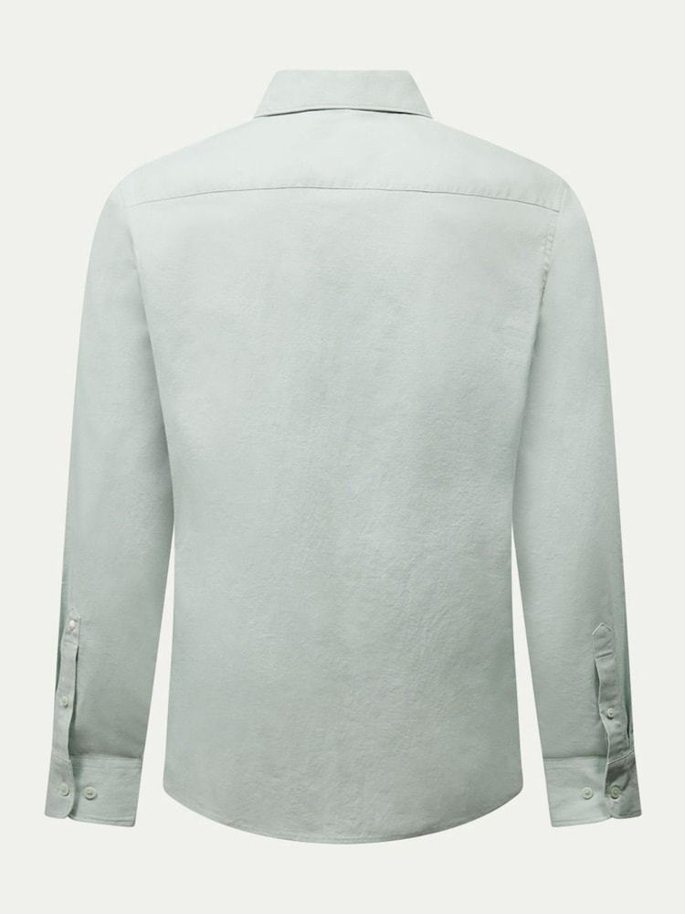 绿色 - Peckham Rye Grove Linen Blend Shirt - 2的图像2｝