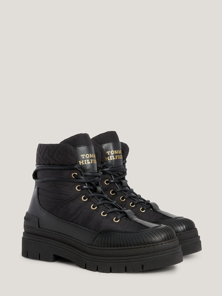 Tommy Hilfiger Outdoor Black Boots - Image 1 of 6