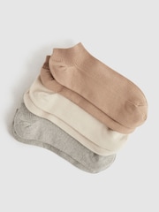 Reiss Multi Callie 3 Pack of Trainer Socks - Image 1 of 3
