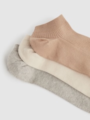 Reiss Multi Callie 3 Pack of Trainer Socks - Image 2 of 3