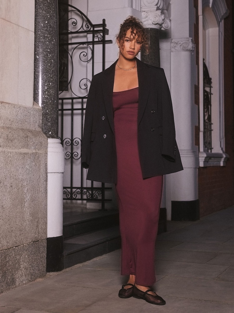 self. Scoop Neck Strappy Dress - Image 2 of 7