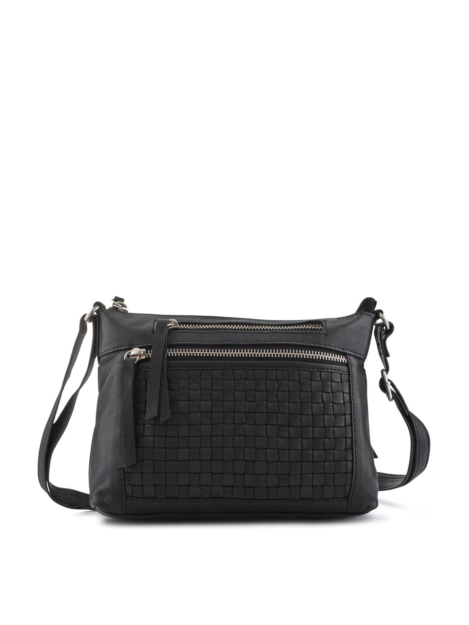 Pavers Women's Black Daily Zip Up Crossbody Bag - Image 1