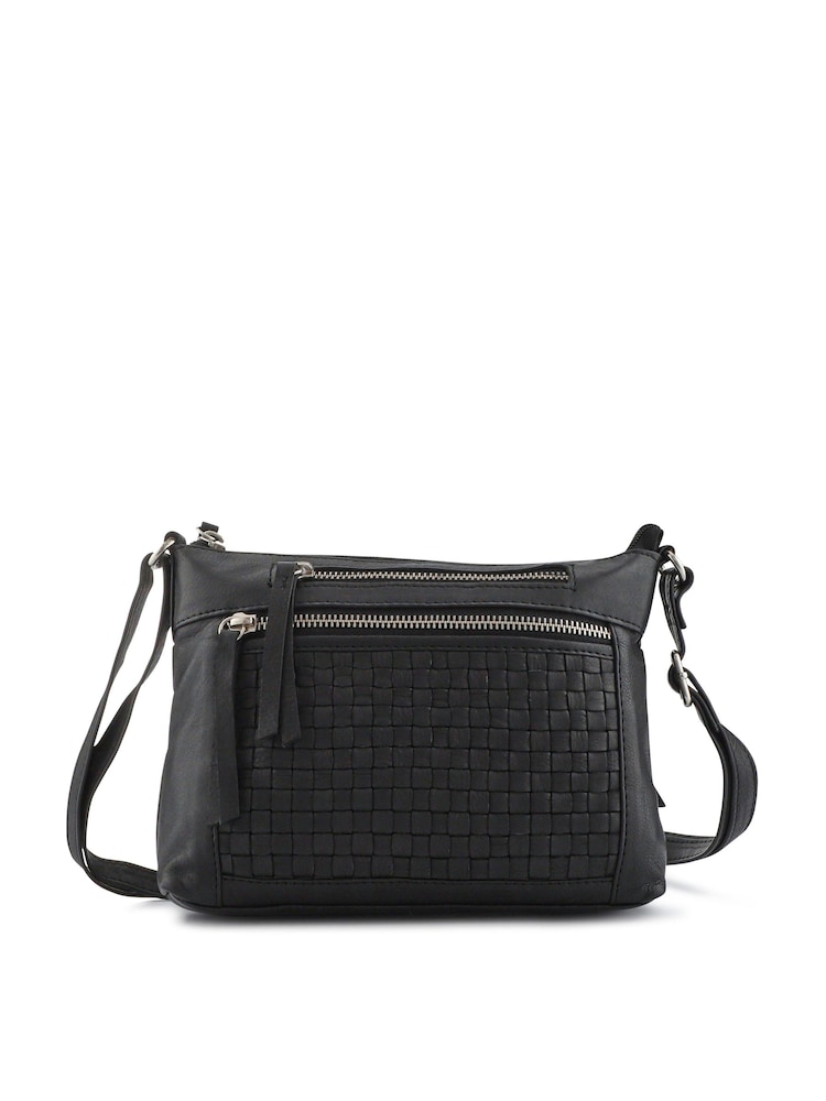 Pavers Black Daily Zip Up Crossbody Bag - Image 1 of 3 Pavers Black Daily Zip Up Crossbody Bag - Image 1 of 3