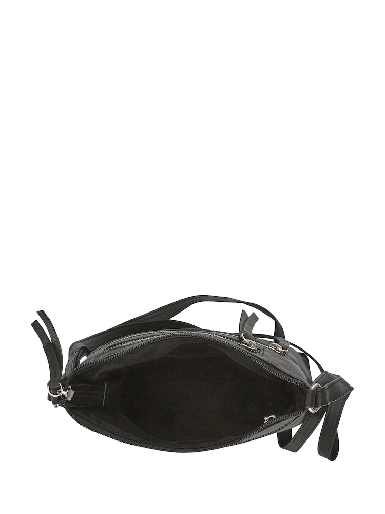 Pavers Black Daily Zip Up Crossbody Bag - Image 3 of 3 Pavers Black Daily Zip Up Crossbody Bag - Image 3 of 3