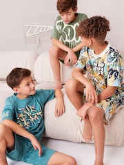 Graffitis bleu/vert - Pyjama court 3 Pack (3-16ans) - Image 2 de 10